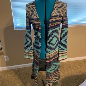 Xhileration duster sweater